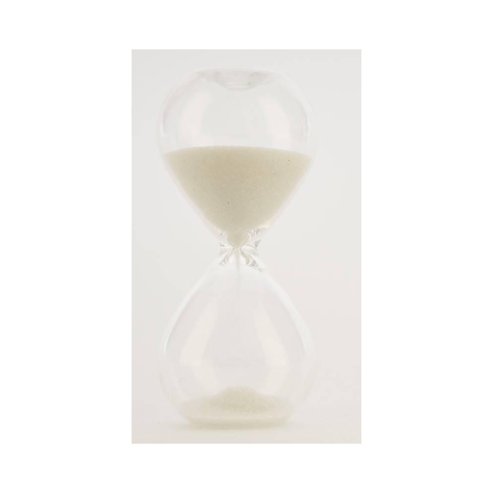 CLESSIDRA D.4XH.10 CM. SABBIA BIANCA